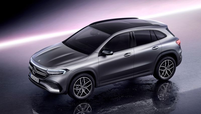 titulní obrázek článku: New electric crossover Mercedes EQA 250 – surprising range, poor acceleration