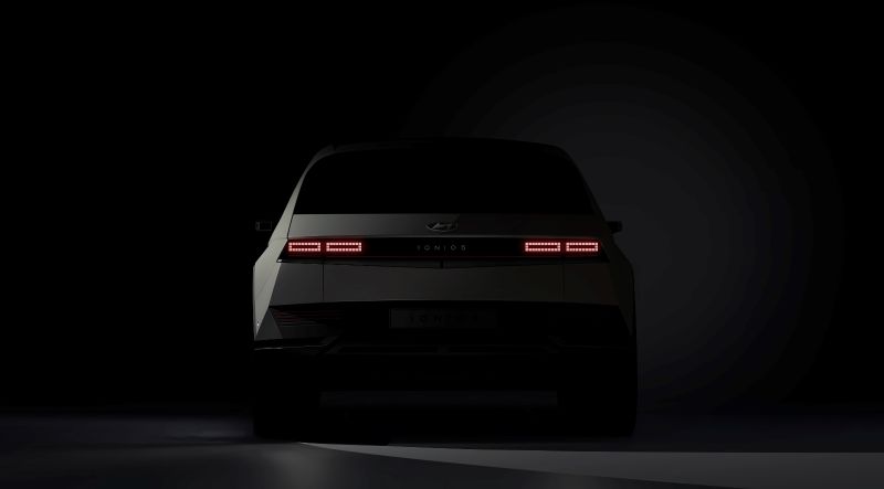 hyundai ioniq 5 teaser rear