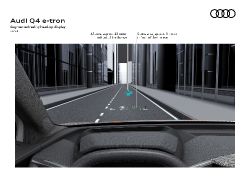 Audi Q4 e-tron - head up augmented reality