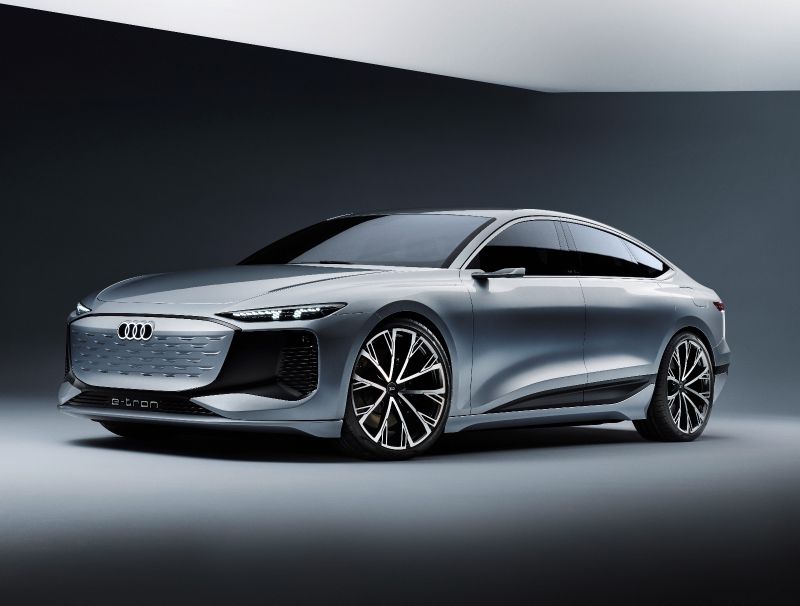 title image of Audi unveils the A6 e-tron concept - it's beautiful