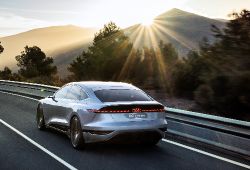 Audi A6 Sportback e-tron - rear left tail lights