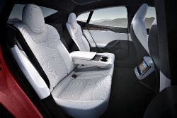 Tesla Model S - rear seats