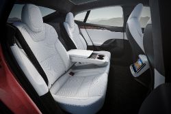 Tesla Model S - rear seats