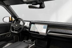 Rivian R1S - interior Black Mountain + Dark Ash Wood