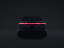 Lucid Air - Tail Lights On