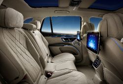 Mercedes-Benz EQS SUV - Interior rear seats