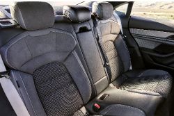 Porsche Taycan - interior rear seats